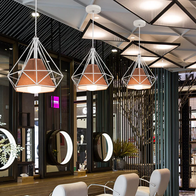 

Industrial Style Retro Chandelier Led Pendant Light for Living Room Barber Shop Restaurant Decorative Lamps