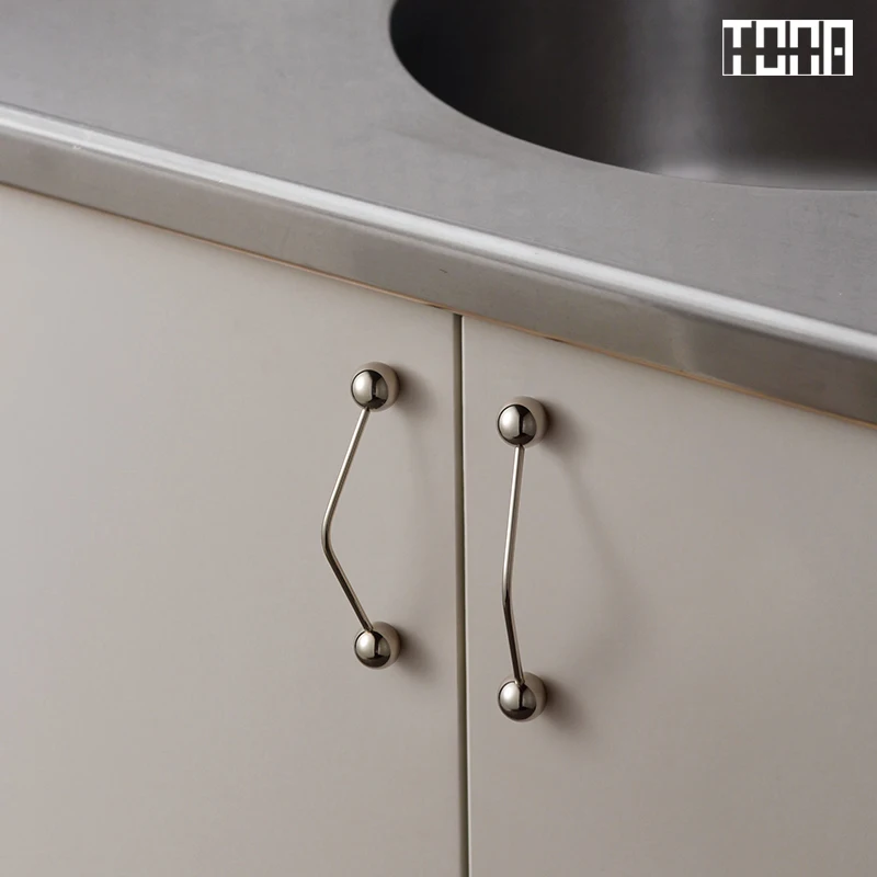 Тонкая латунная ручка для шкафа | AliExpress