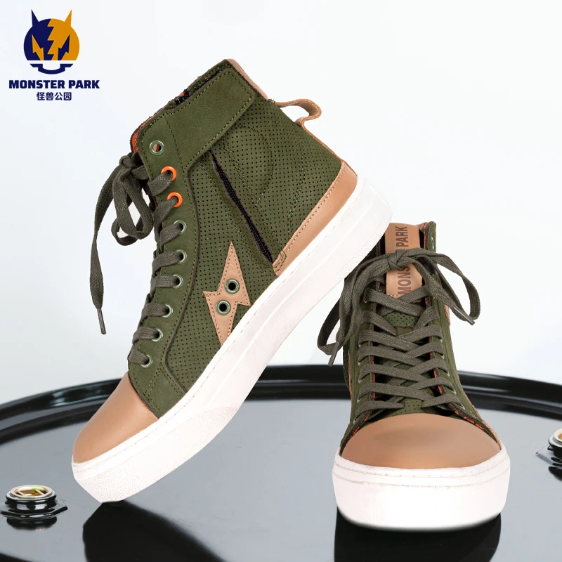 

Ботинки для мотоциклиста мужские износостойкие мужские и взрослые на 4 сезона ботинки для мотоциклистов мотоциклетная обувь ботинки для верховой езды дышащие