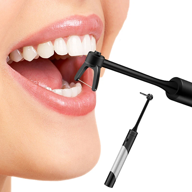 

Electric Dental Flosser Replaceable Dental Floss Holder Dental Flosser Flat Wire Oral Pick Dental Floss Replacement Rack