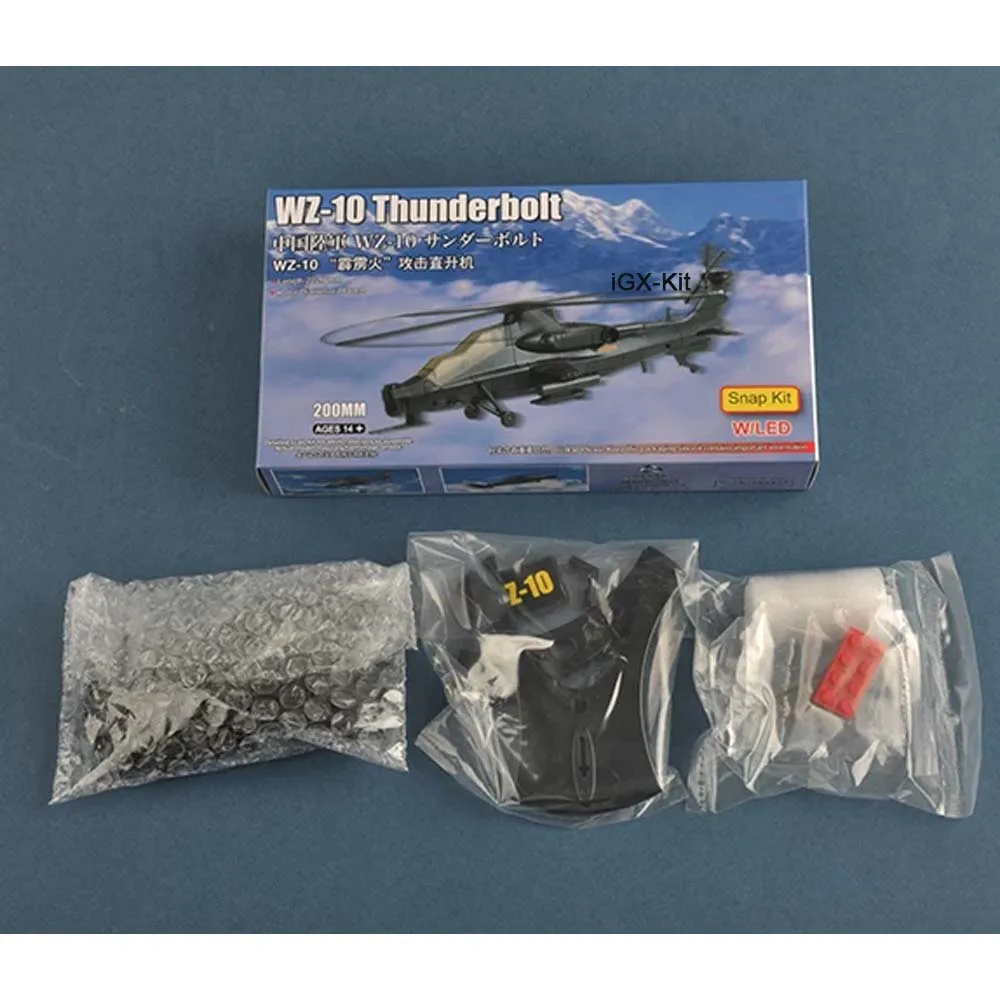 Фото Набор для сборки пластиковой модели вертолета Trumpeter 81904 PLA WZ-10 WZ10 Thunderbolt