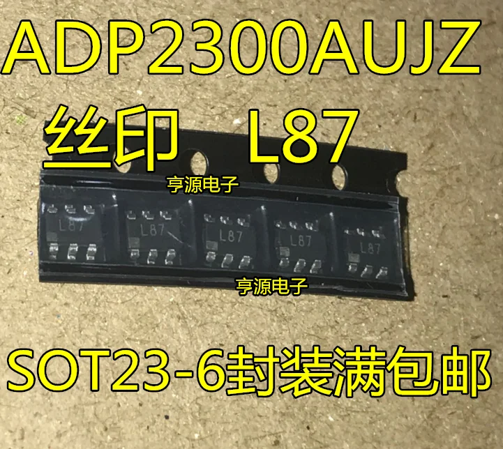 

10pcs/lot ADP2300 ADP2300AUJZ ADP2300AUJZ-R7 Mark:L87 SOT23-6 100% New