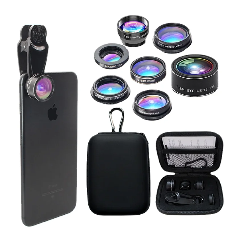 

37MM 15X Macro Lens 4K HD Professional Photography Phone Camera Lens for Eyelashes Diamond Jewelry 30X Macro Lens for Smartphone