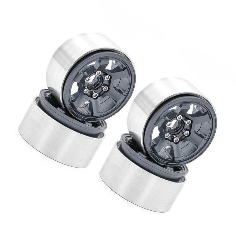 

Металлическая Ступица колеса 1,9 для радиоуправляемого гусеничного автомобиля Traxxas TRX4 RC4WD D90 Axial SCX10 каприа Redcat,5, 4 шт.