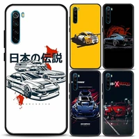 sports car jdm drift phone case for redmi 6 6a 7 7a note 7 note 8 a 8t note 9 s pro 4g t soft silicone