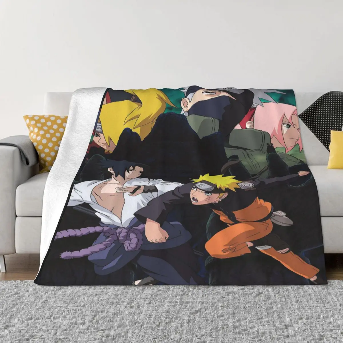 

Одеяло Kakashi из аниме (1), фланелевые одеяла, мягкое теплое одеяло манга для гостиной, спальни, дивана, домашний декор, подарок для детей и взрослых