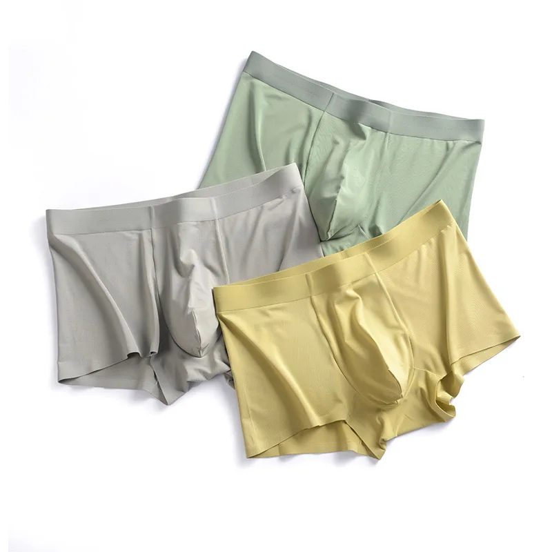 3Pcs Modal Men Underwear Boxer Shorts Antibacterial Seamless Underpants Male Panties Gift for Men Boxershorts Boxer Hombre Men