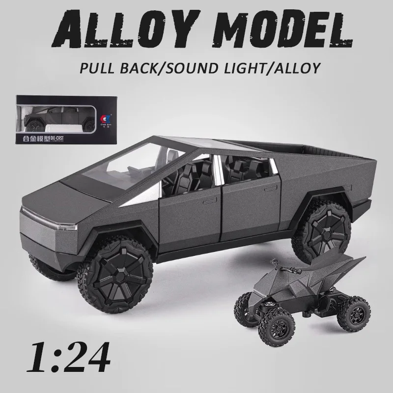 1/24 модели автомобилей Cybertruck TSL литые под давлением металлические цельные
