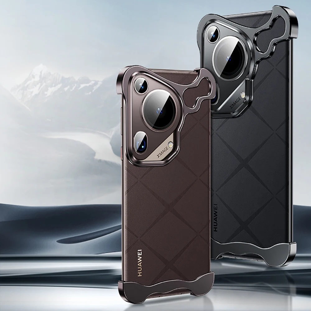 Металлический чехол Alien для телефона Huawei Pura 70 Pro ультраалюминиевый бампер с