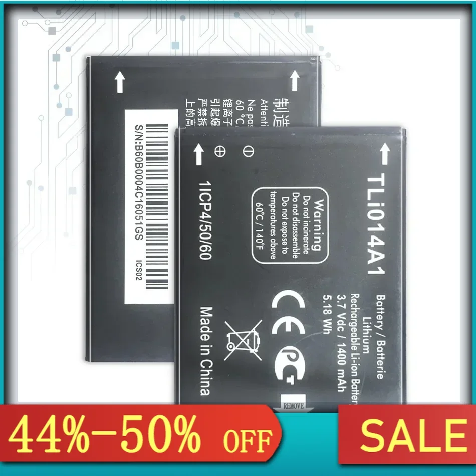 Аккумулятор Tli014A1 для Alcatel M'Pop 5020 5020D Fire 4012 4012A Pixi 3 4 5 &quot4027 4027D/A 4027X 4010 1400 мАч