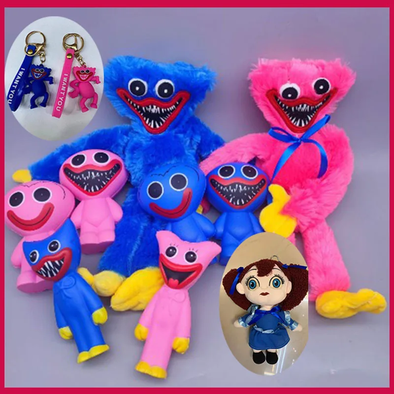 

Huggy Wuggy Keychain Toys Poppy Playtime Game Character Key For Car Bag Peluche Toys Christmas Hanging Pendant Home Decor