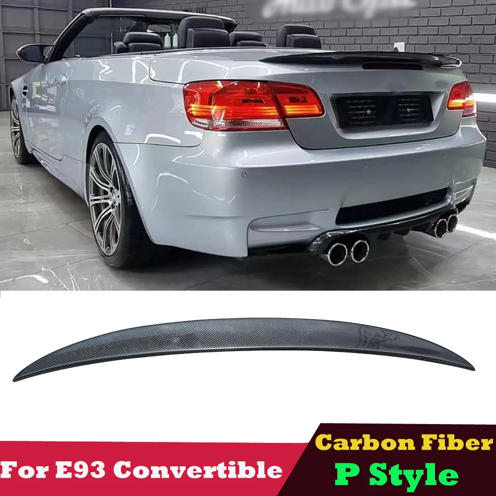 

Performance P Style Carbon Fiber Rear Trunk Wings Spoiler for BMW 3 Series E93 Convertible & E93 M3 316i 318i 320i 323i