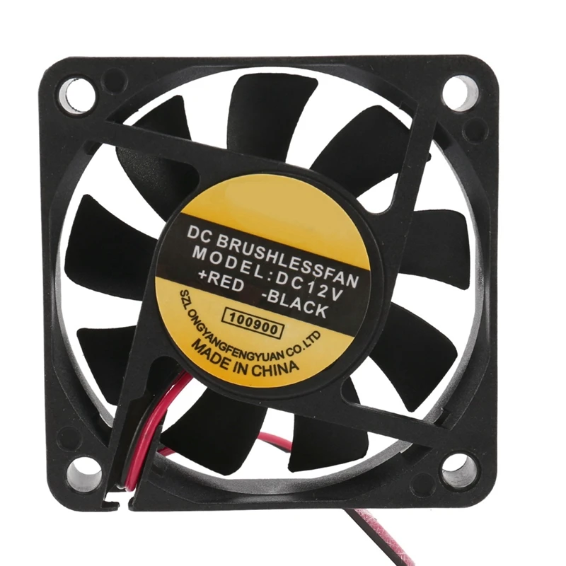 

20X DC 12V 2Pins Cooling Fan 60Mm X 15Mm For PC Computer Case CPU Cooler