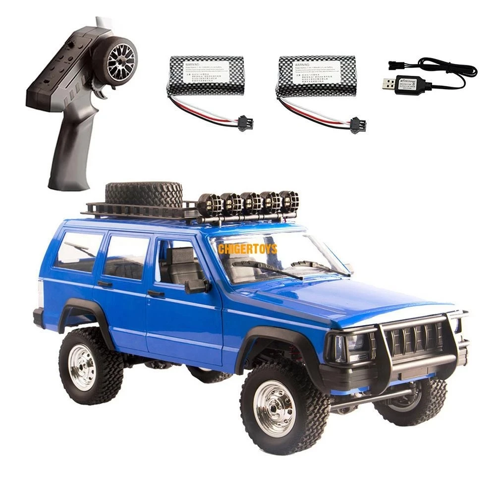 Mn78 1/12 Large 2.4g Full Scale Cherokee Remote Control Car Four-wheel Drive Climbing Car Rc SUV Toys For Boys Gifts enlarge