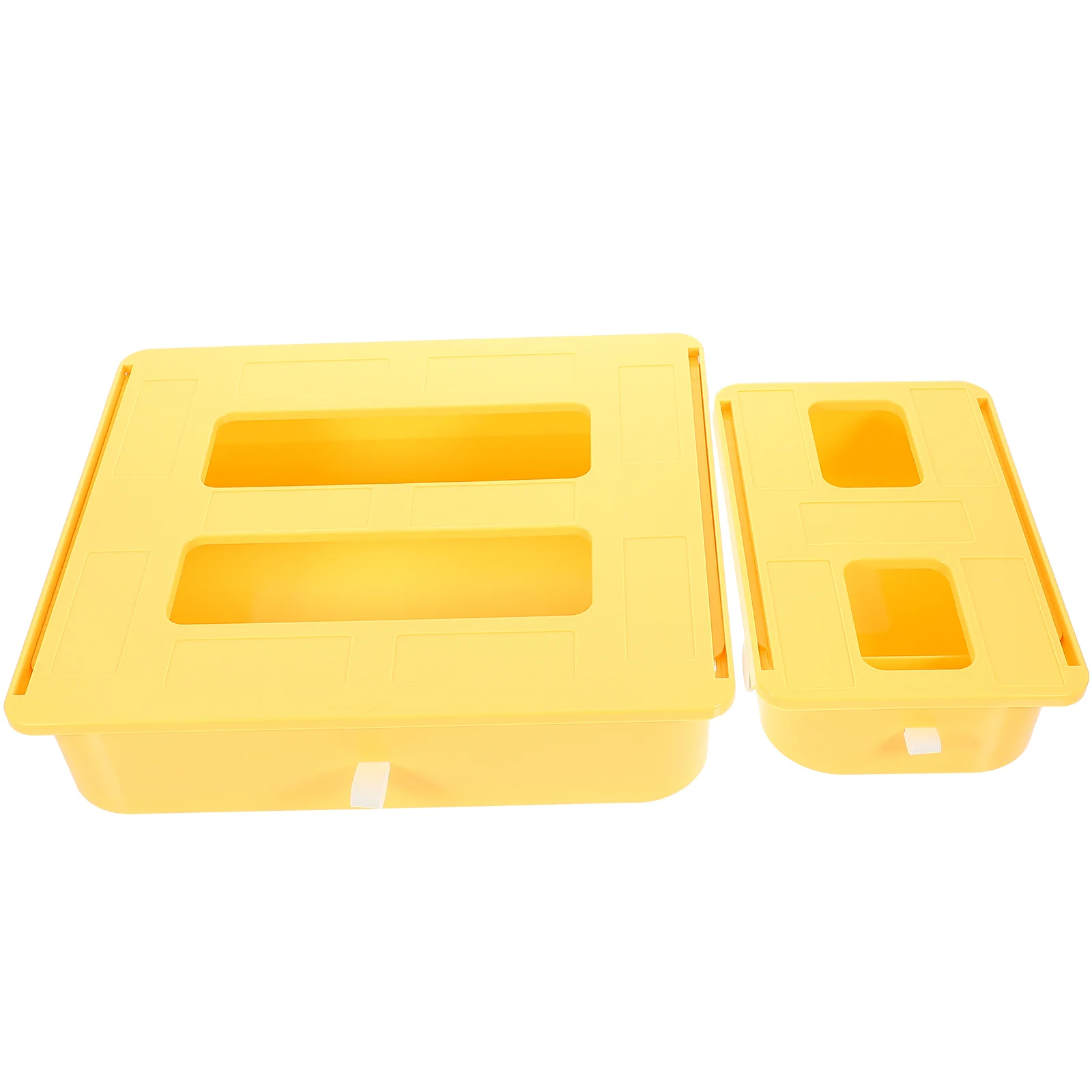 

2pcs Office Desk Drawer Nail-free Under Desk Organizer Household Drawer Office Supply