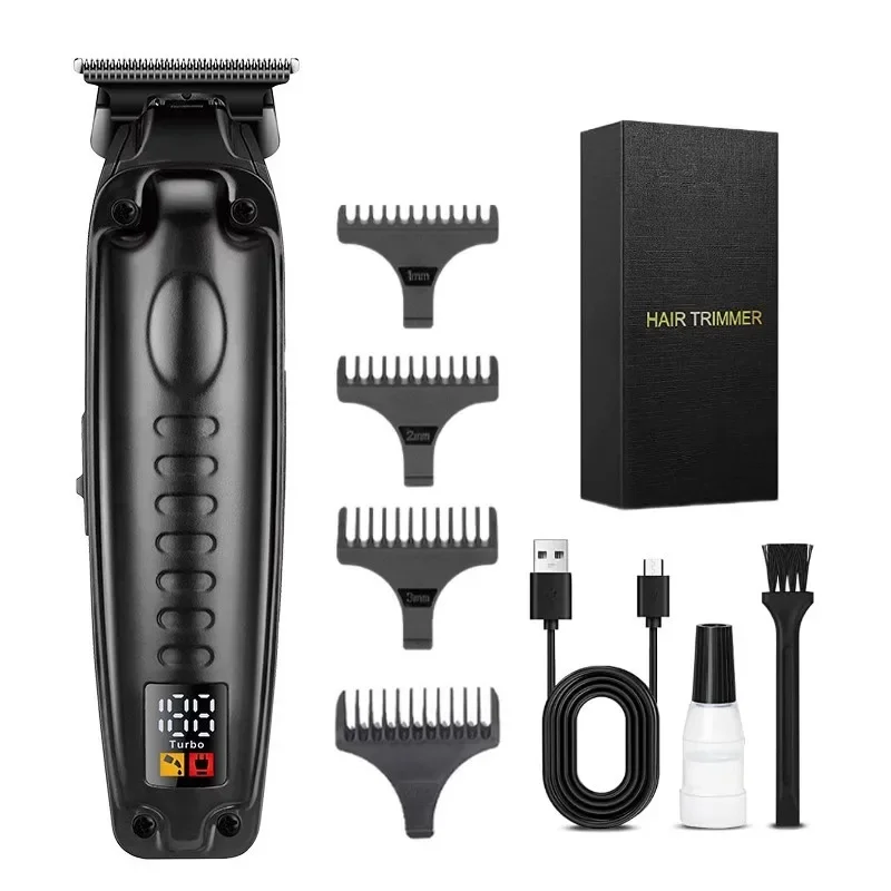 

BRD 1578 Professional Gradient Oil Head Engraving Hair Clipper Metal Top Cover Beard Trimmer Barber Shaver Haircut Tools