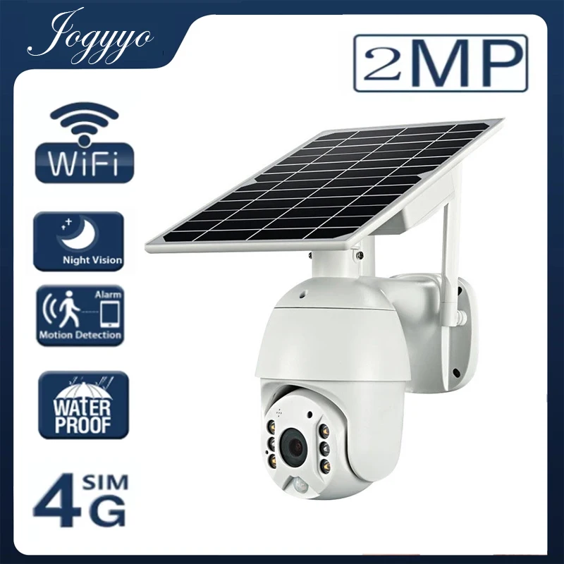 

2MP 4G Sim Solar Monitoring CameraSecurity Surveillance PTZ PIR Motion Detection Kamera Two-way Voice Outdoor Waterproof ip cam