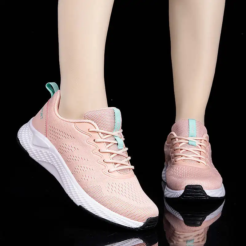 

Ladies Trainers Yellow Sports Shoes Running-Shoes Female Sneakers Net Women's Sport Shoes On The Platform Running Girl Tennis