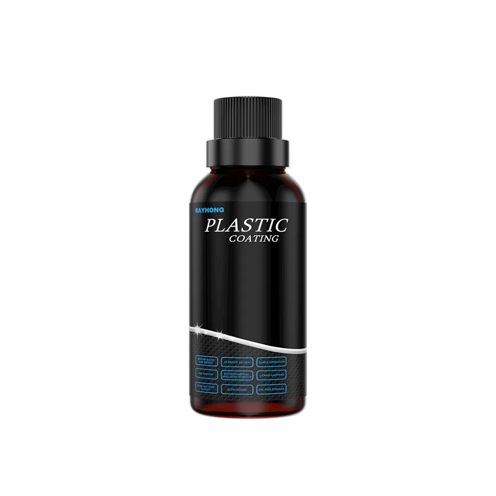 

50ml Car Wax Liquid Rubber Interior Parts Repair Car Care Plastic Repair Agent Automotive Plastic Refurbishment Agent