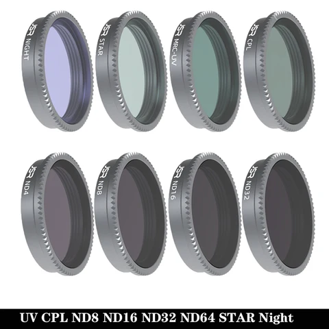 Набор фильтров для Insta360 GO 3 ND Night MCU/CPL поляризованные полосы золотистого оптического стекла для Insta360 GO2/Go 3 комплект аксессуаров