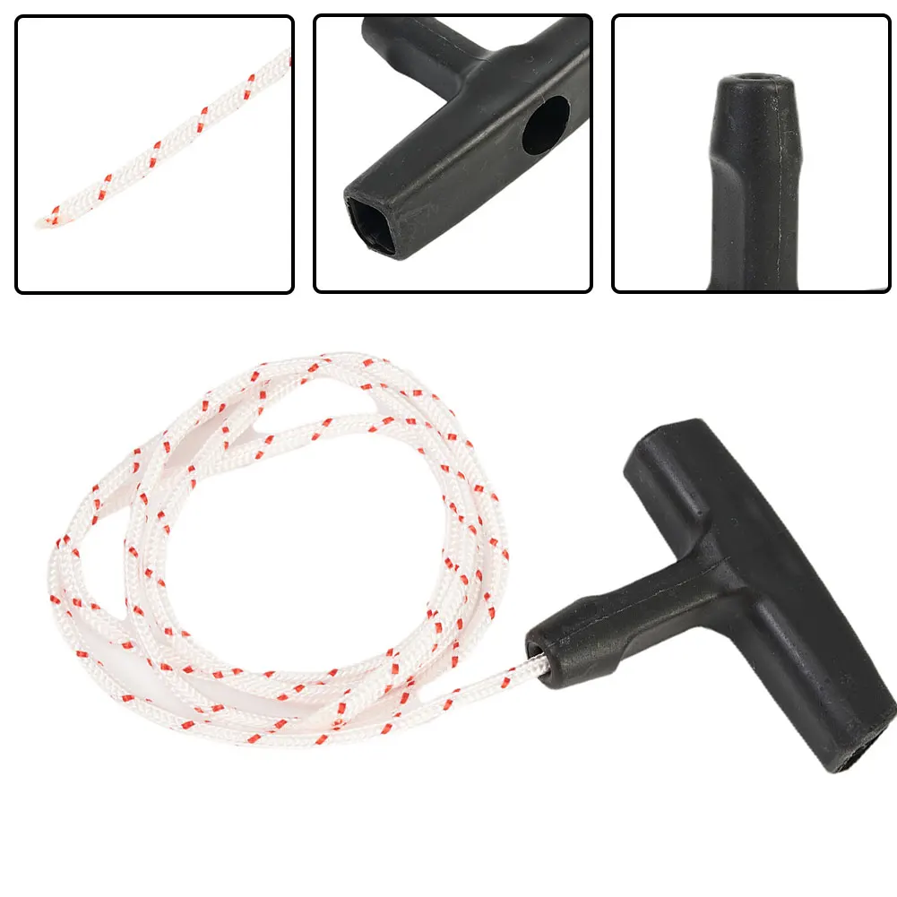 

1 Set Of Starter Handle 4.5mm Rope Fits Elastostart Recoil Starter Handle For TS400 TS410 TS420 Power Tool Accessories