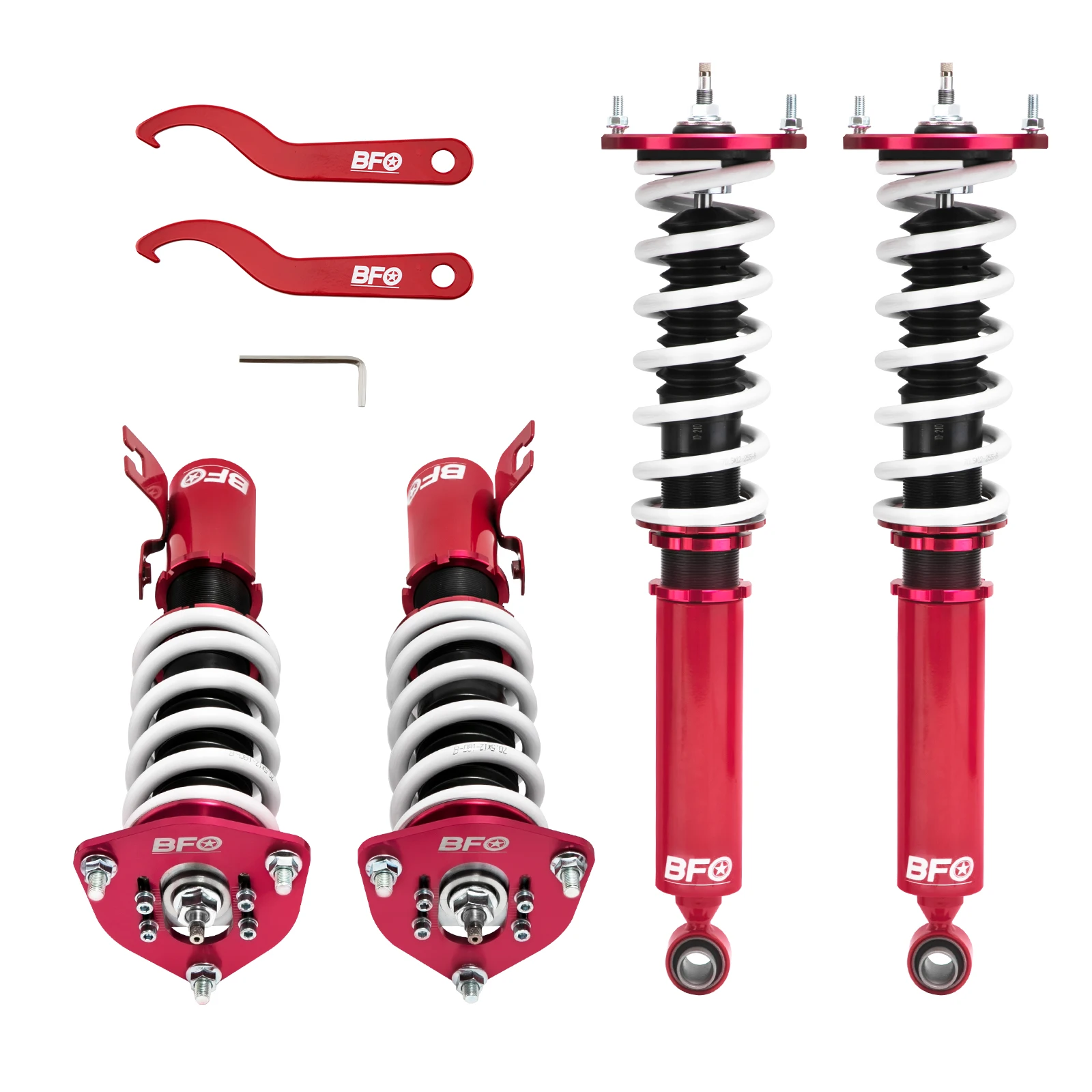 

BFO 24-way демпфер уличные койловеры катушки для Nissan 240SX S14 1995-1998 комплект для опускания койловера