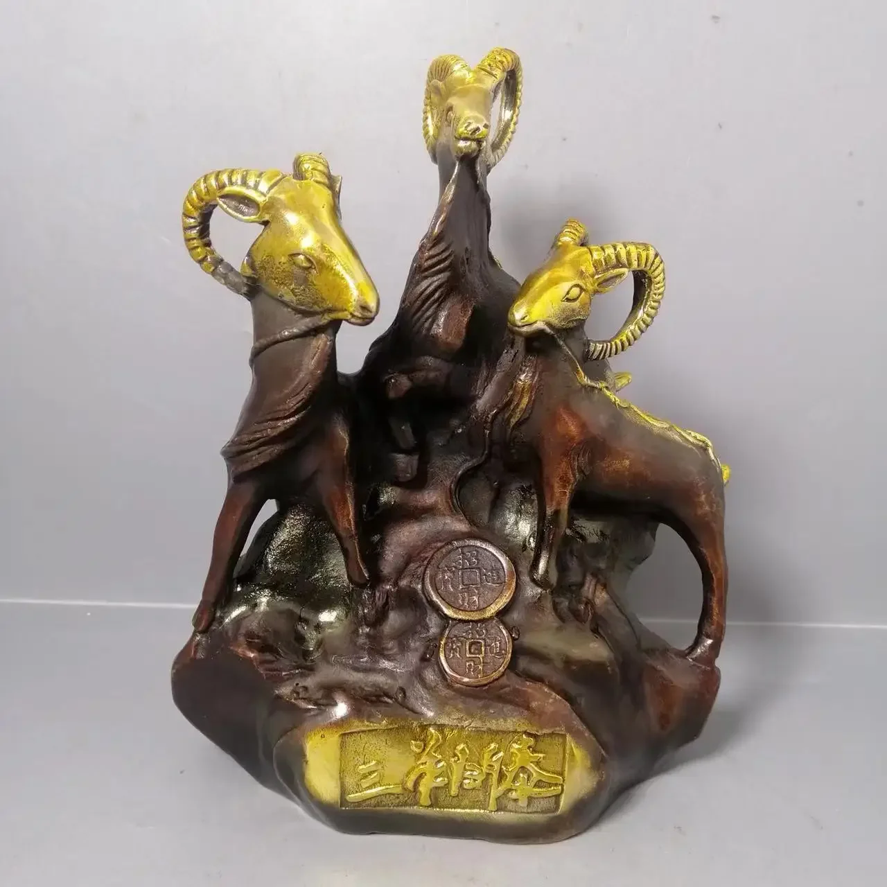 Орнамент Sanyang из утолщенной меди позолоченный