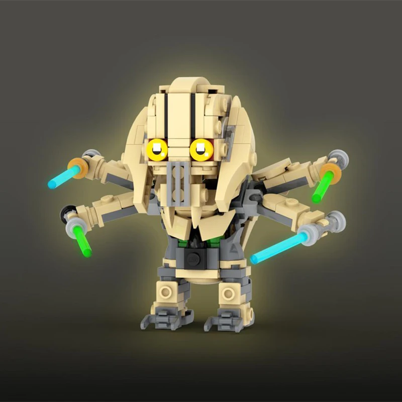 209 шт. MOC научно-фантастический фильм (ЗВЕЗДЫЙ БАТЛ) генералы Grievous MatthewWoods