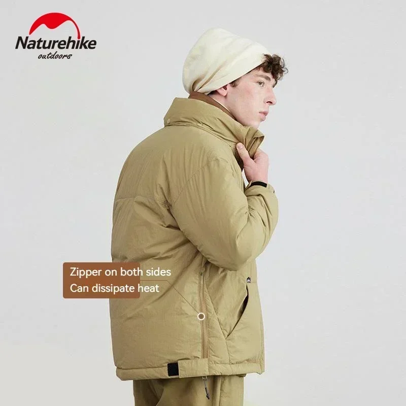 Зимнее теплое пуховое пальто Naturehike водонепроницаемая легкая куртка для мужчин и