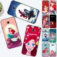 bandai the little mermaid princess ariel phone case for samsung j 2 3 4 5 6 7 8 prime plus 2018 2017 2016 core