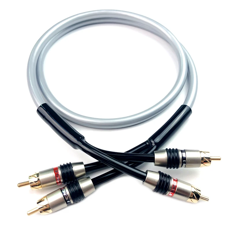 Liton Audio Signal Cable Gold Plated RCA Plug Pure Copper Shield HiFi Line | &amp Video Cables