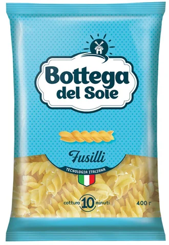 «Bottega del Sole», макаронные изделия «Спирали», 400 г - изображение