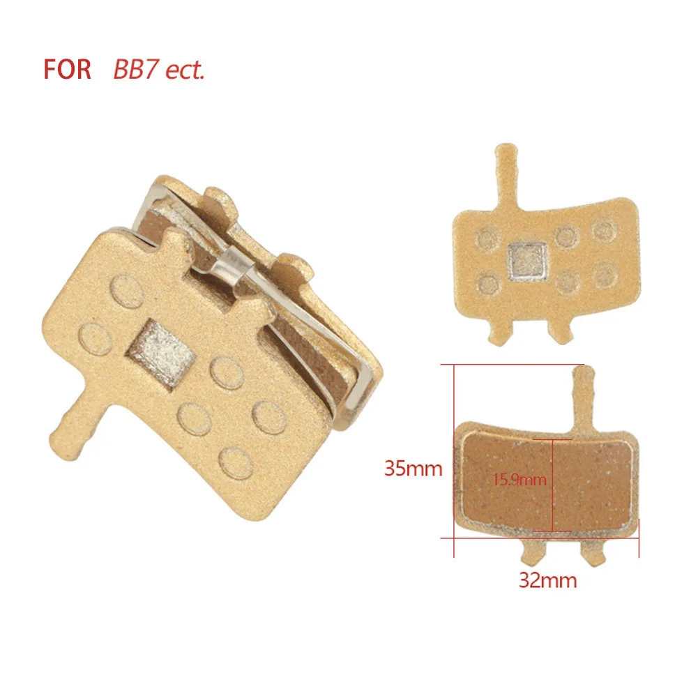 

1 Pair MTB Bicycle Hydraulic Disc Brake Pads For M446 M355 M375 M395 Metal Disk Brake Pad Mountain Bicycle Cycling Accessories