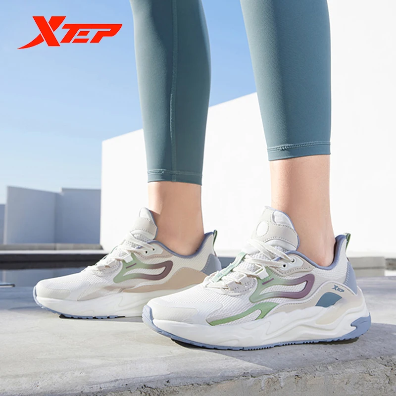 Женские спортивные кроссовки Xtep Dynamic Foam летние сетчатые дышащие уличная