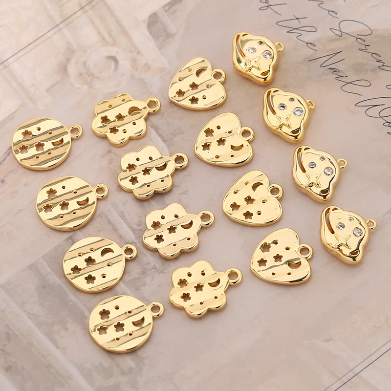 

Zirconium Color Retention Star and Moon Pendant Pendant DIY Handmade Jewelry Bracelet Necklace Earring Accessories