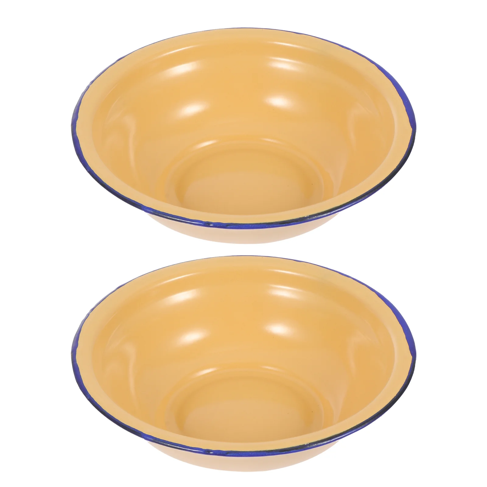 

Bowl Enamel Basin Enamelware Bowls Soup Vintage Mixing Large Wash Decor Serving Bathroom Dish Spaware Salad Metal Chinese