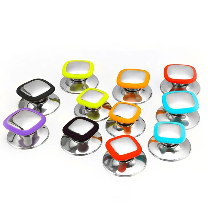 

1pcs Pot Cover Handle Anti Scalding Top Bead Bright Stainless Steel Saucepan Kettle Pot Lid Head Cap Handles Kitchen Utensils