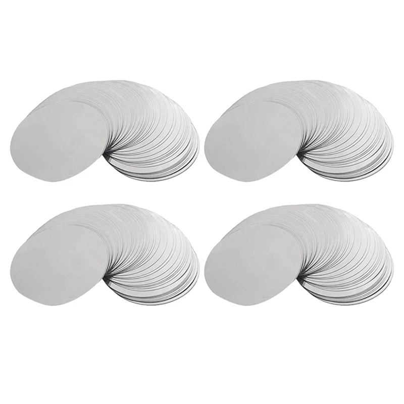 

600 шт., серебристые диски для разлива вина, 3 дюйма