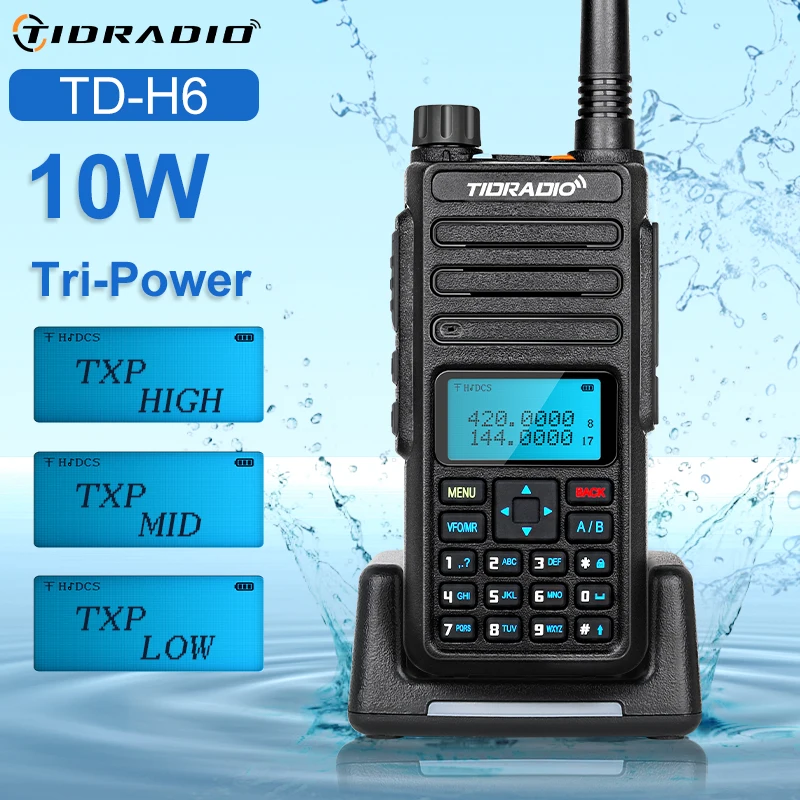 Радиостанция TIDRADIO TD H6 10 Вт дальнего действия