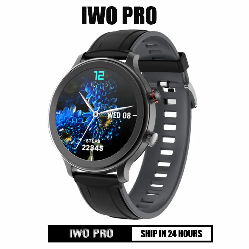 

Смарт-часы IWO PRO MT18 мужские с сенсорным экраном 1,28 дюйма и поддержкой Bluetooth