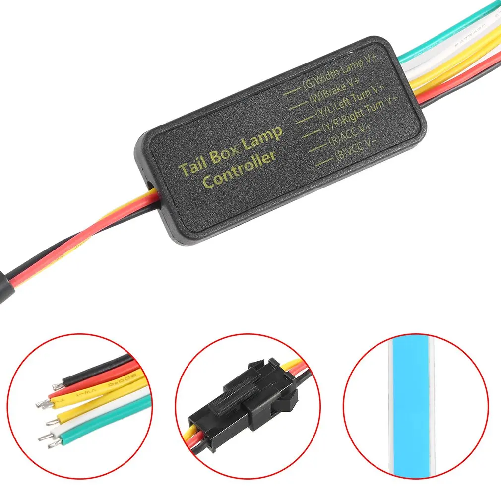 Новейшая лента для заднего фонаря автомобиля 1 2 м декоративная лампа лошадей