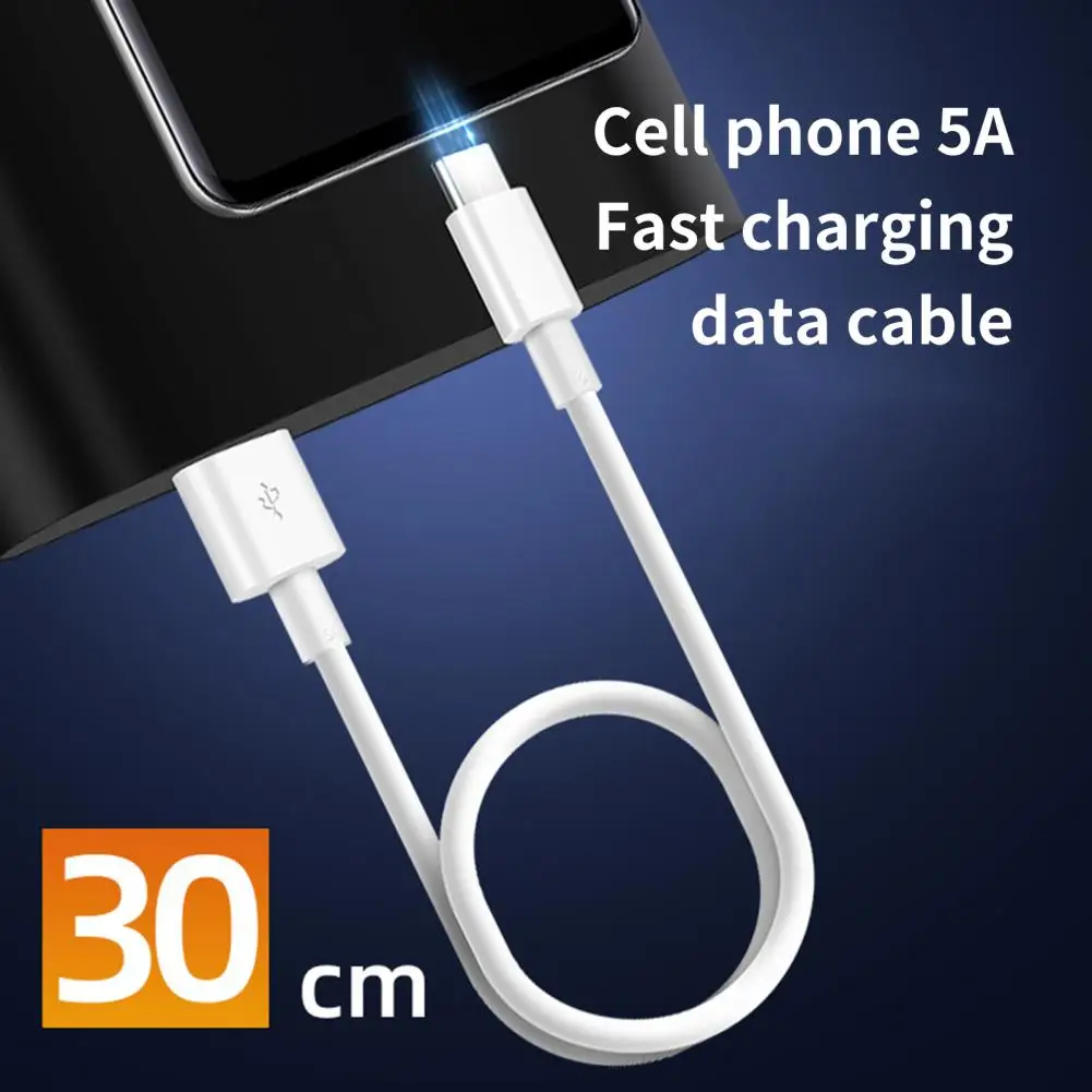 

Fast Charging Data Sync Cord 30cm Micro USB Type-C 8Pin Data Cable Universal High Speed For Power Bank