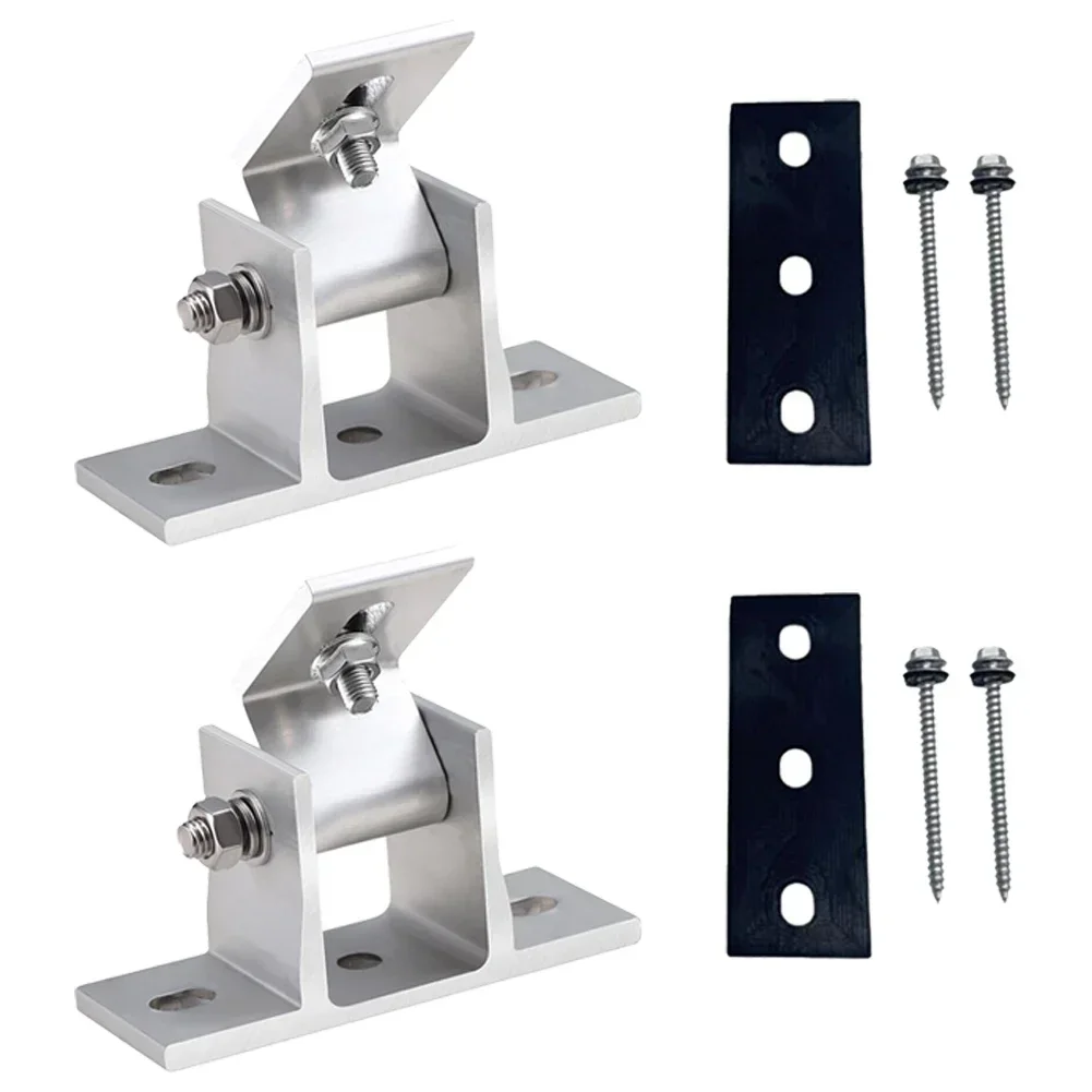 Поворотная высота солнечной панели с угловым кронштейном крепление для