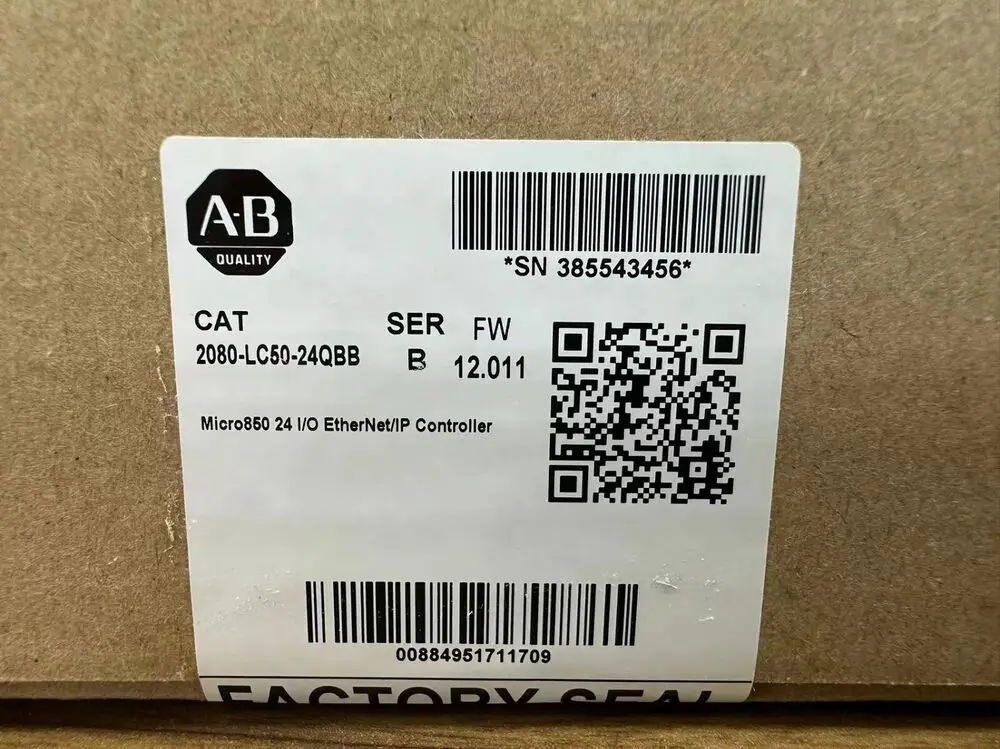 

2080-LC50-24QBB 2022 SER B Allen Bradley Micro850 PLC Ethernet I/P Controller
