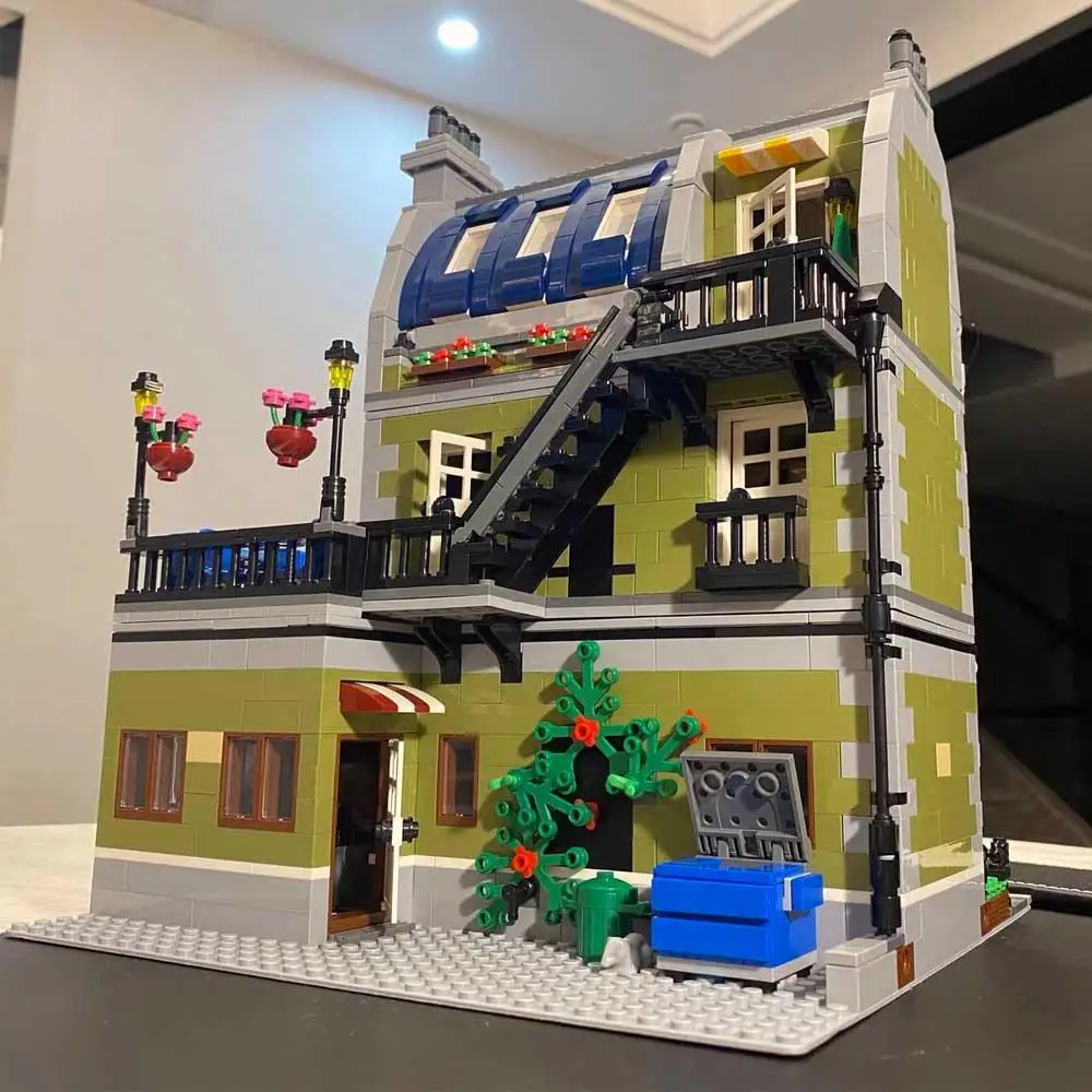 2418 шт. креативный эксперт модульный вид на улицу романтический парижский