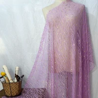 retro export gold thread stretch fabric lace diy dress skirt home wedding decoration 150cm width