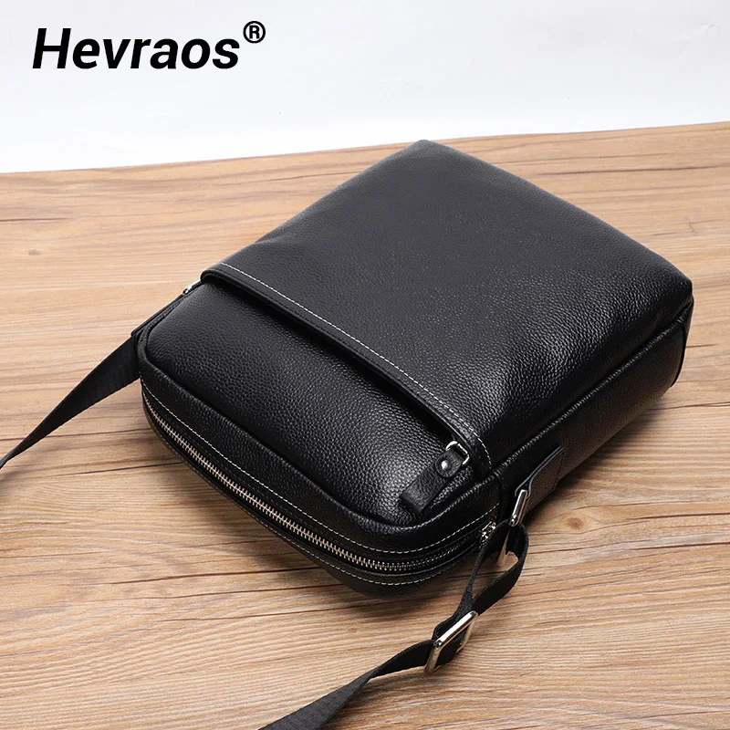 

Real Genuine Leather Corssbody Bag for Men Shoulder Mesenger Bags Men Bag Soft Cowhide Leather Handbag Men Waterproof Male Bags