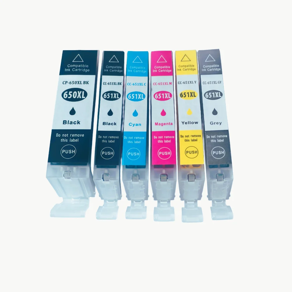 Фото Совместимые картриджи INK WAY PGI-650 CLI-651 для PIXMA MX926/MX726/PIXMA IP7260/IP8760/IX6860 №1