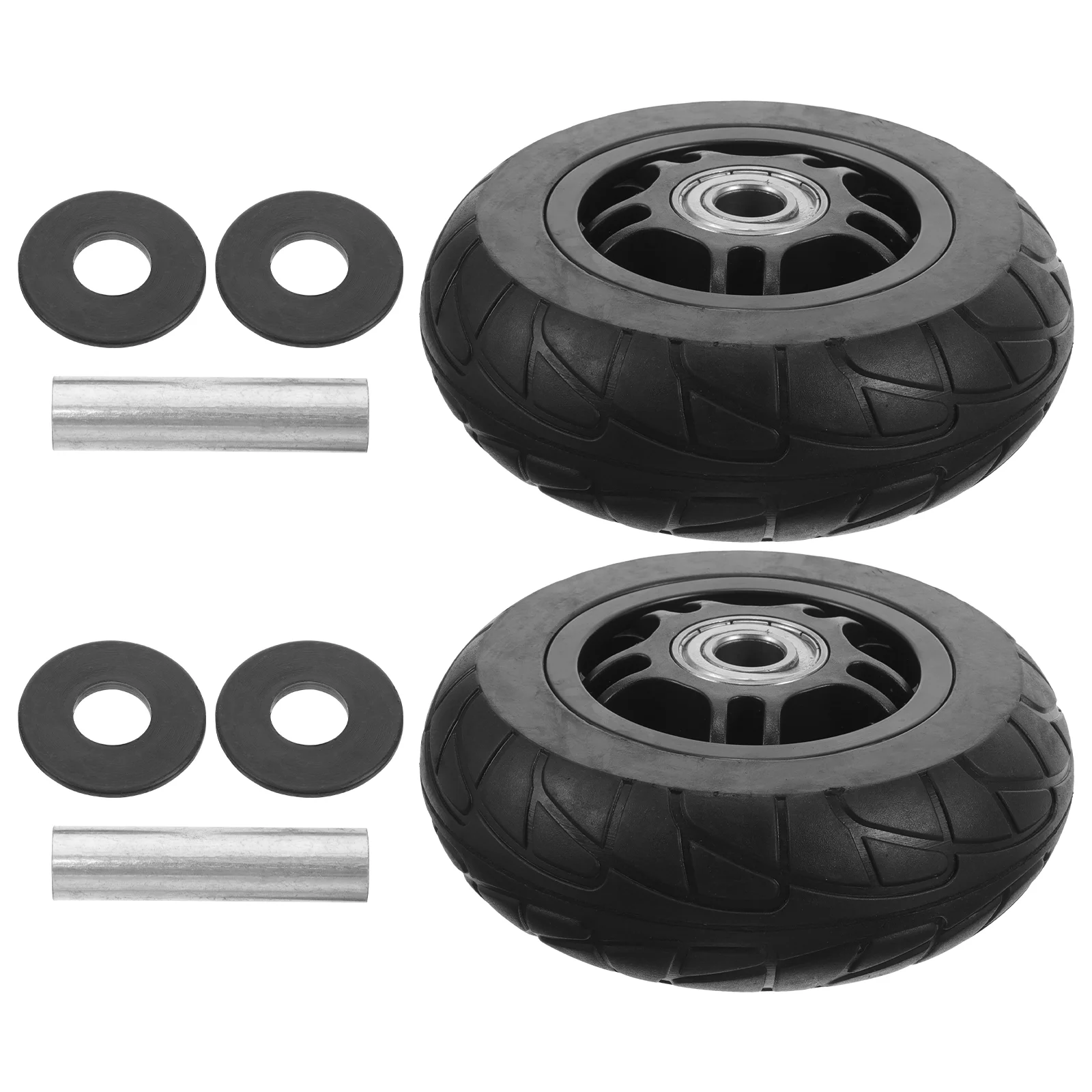 

2pcs Cart Caster Grass Lawn Mower Wheel 6 Inch Wheel Hoe Garden Machine Caster