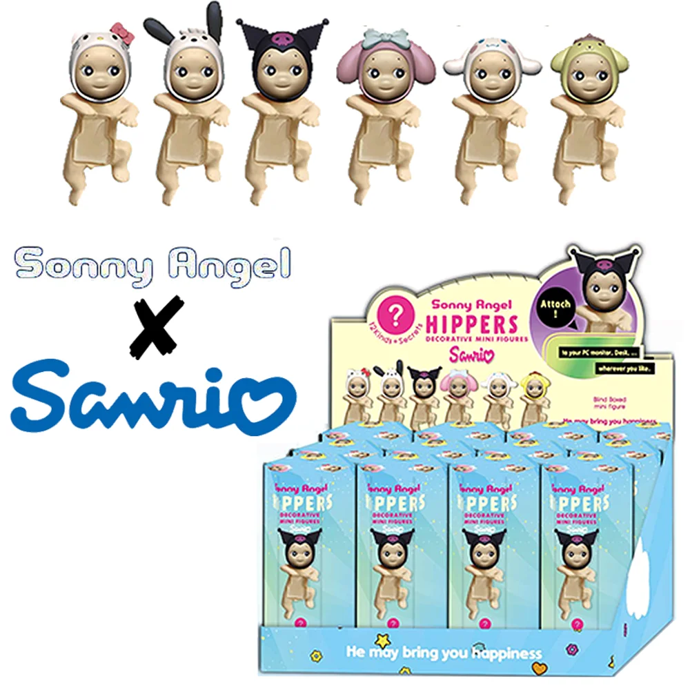 Sanrio Sonny Angel слепая коробка Hello Kitty Melody Kuromi мультфильм коллекция мини-фигурки